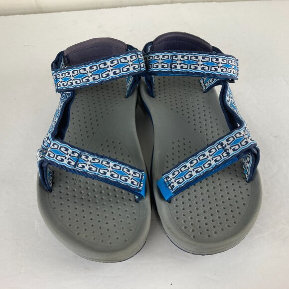 Teva Womens Sz 8 Hurricane Sandals Blue Hiking Sport Strappy Comfort Adjustable - Picture 2 of 8